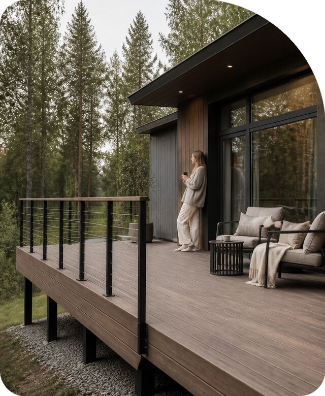 Строительство террасы с ограждением в Инте от 15213 р. | РадиДОМА-Инт